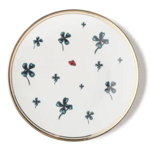 "Glücksklee" Teller Bitossi